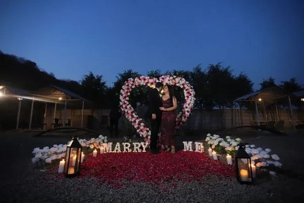 Marry Me Floral Arch
